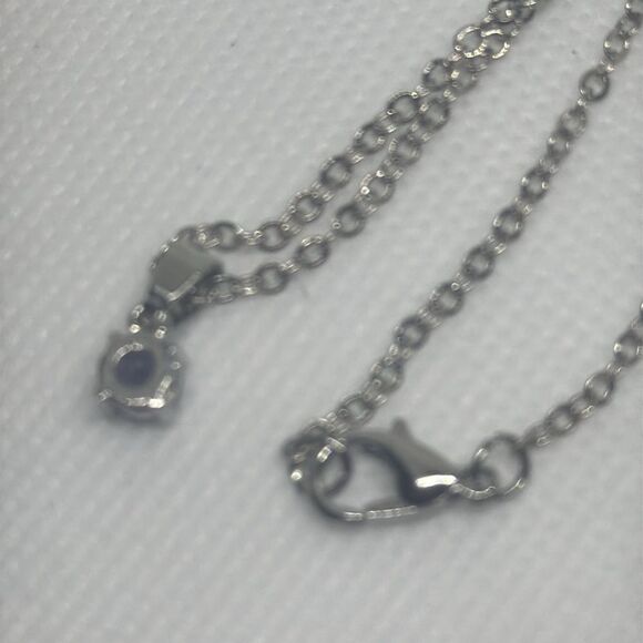 Effy Silver and Purple Gemstone Necklace - Picture 3 of 3
